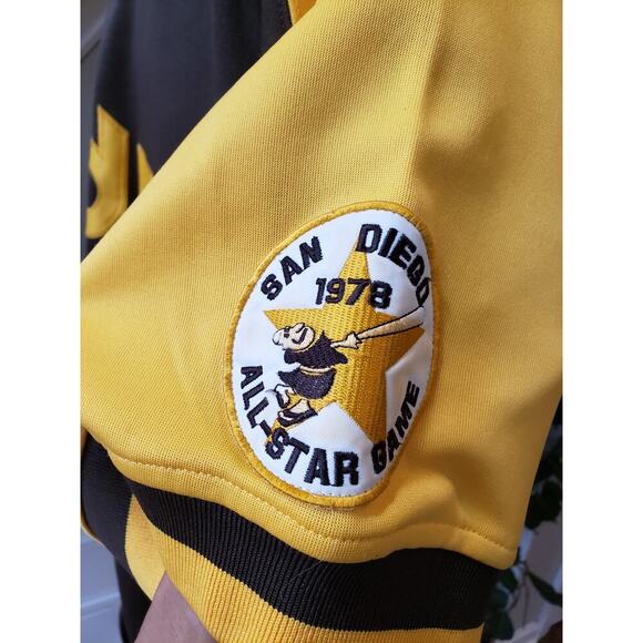 Dave Winfield Baseball Jersey Men Size 3X San Diego Padres Short Sleeve V-Neck - Picture 10 of 11